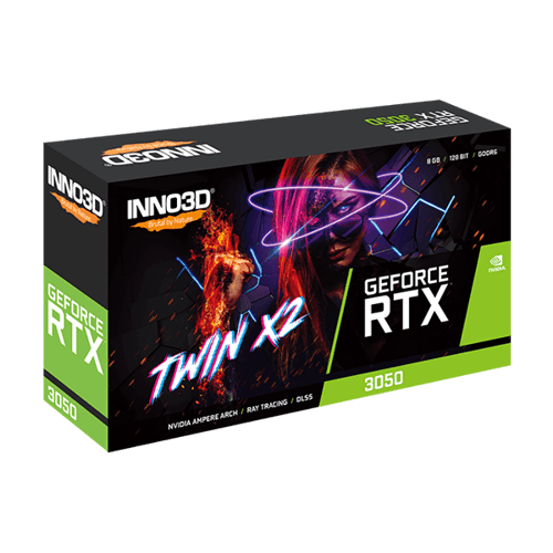 Inno3d RTX 3050 TWIN X2 8GB Gaming Graphics Card